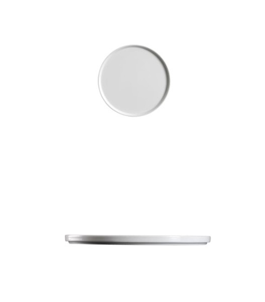Palate and Plate AW-8552 Stackable Plate 6 Inch White Porcelain