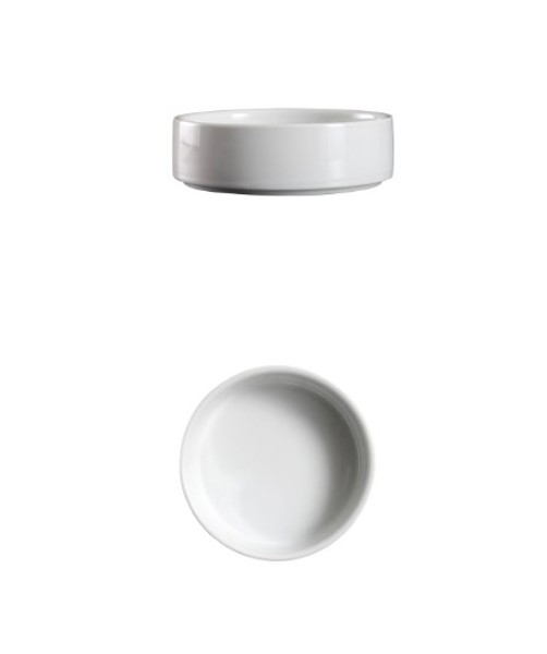 Palate and Plate AW-8564 Stackable Bowl 26 Oz 7 Inch White Porcelain