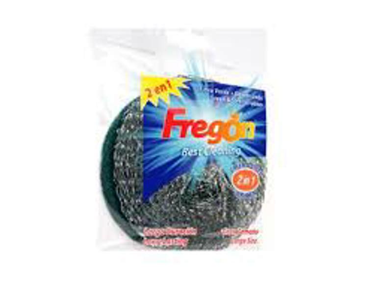 FREGON 06621 2 In 1 Scrubber Steel Fiber