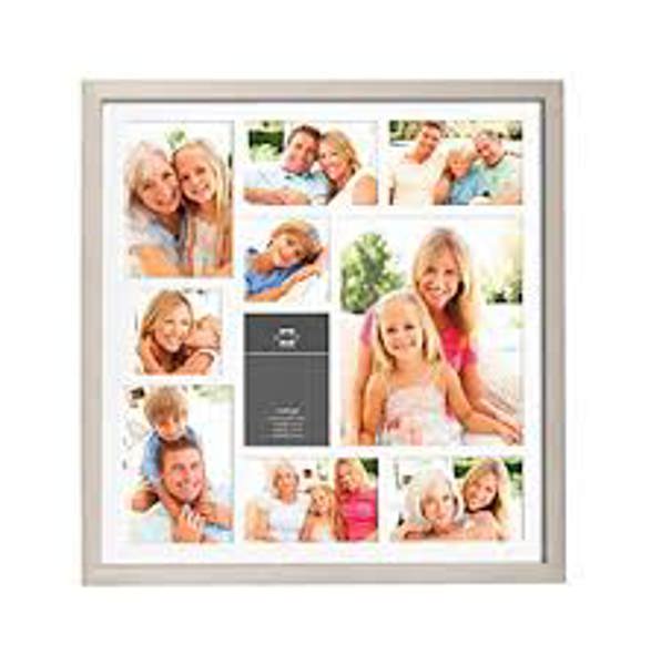 Prinz Wood Frames 10 Opening Gallery Expressions Nickel Finish Photo Frame