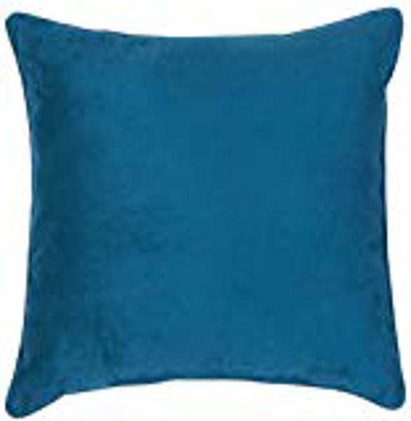 Brentwood Industries 4270056 Throw Pillow Faux Suede Teal