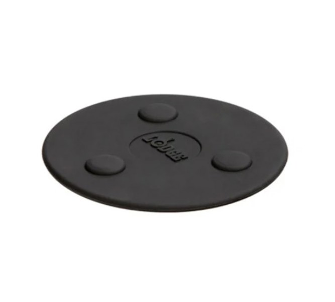 Lodge ASMMT Magnetic Trivet 5 Inch Cast Iron Black Durable Heat Resistant