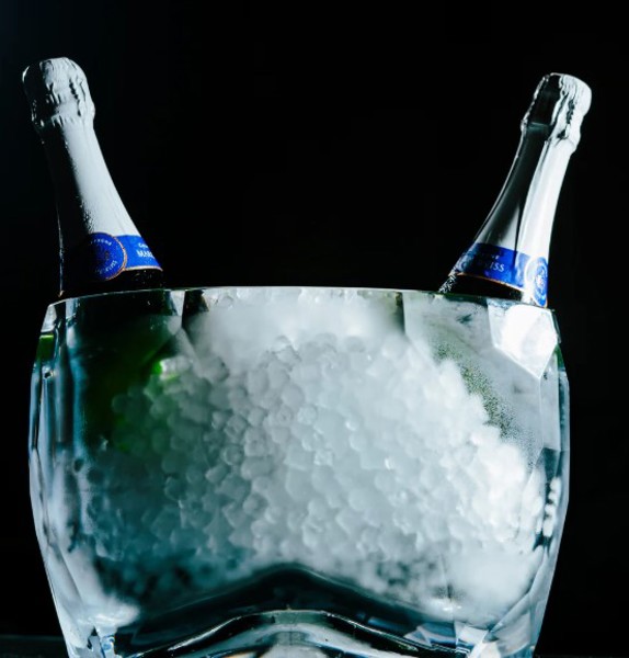 BOLD DRINKWARE HUS1012-001 Champagne Chiller Luxury Polycarbonate