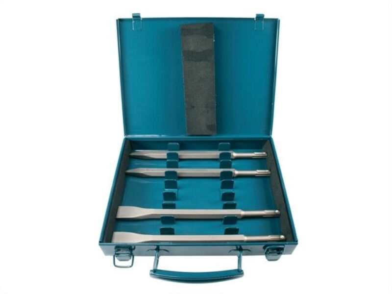 Makita Tools D-08757 Chisel Assortment 4 Pieces SDS-Plus