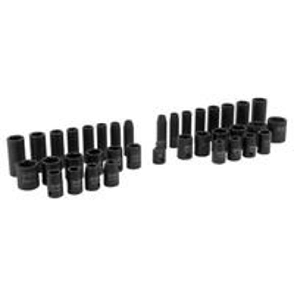 Performance Tools M796 Impact Socket Set 38 Piece