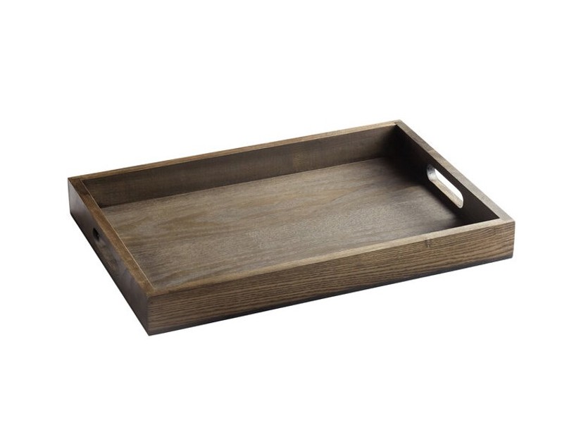 GET WD-14-ASH Ash Tray with Handle Ash Wood 16.25 In L x 11 In W x 1.75 In H