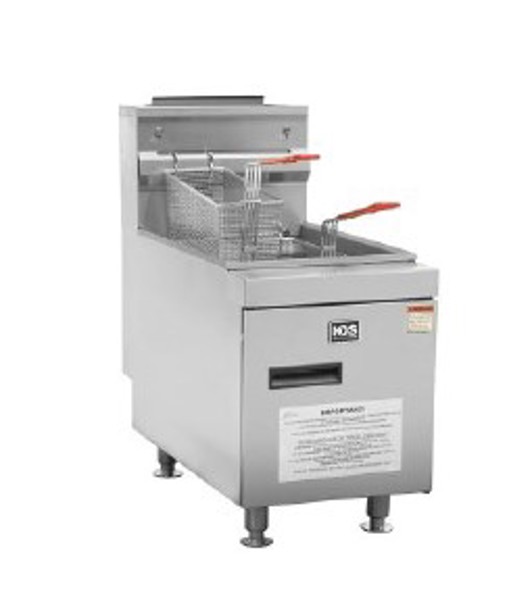 HDSCGF‐35 Heavy Duty System HDS HDSCGF-35 Countertop Fryer 35 Lb Capacity 66,000 BTU