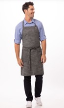 ABXX052BSL0 Bib Apron Gray