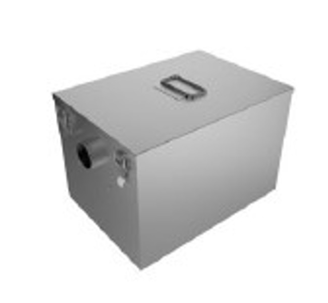 GTSS‐15 H.D. SHELDON HDS GTSS-15 Grease Trap 30 Lb Grease Capacity 15 GPM 2 In Inlet/Outlet Stainless Steel