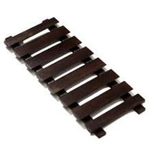 GR1435 Ceiling Mount Glass Rack Walnut