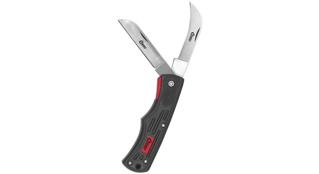 ACME UNITED CORPORATION 53-607000 Folding Knife Dual Straight and Hawkbill Blade Liner Lock