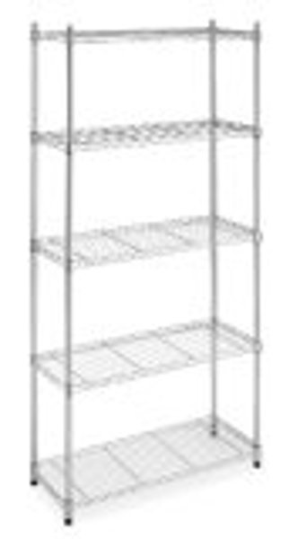6060-267 Whitmor INC Shelf 5-Tier Chrome Supreme