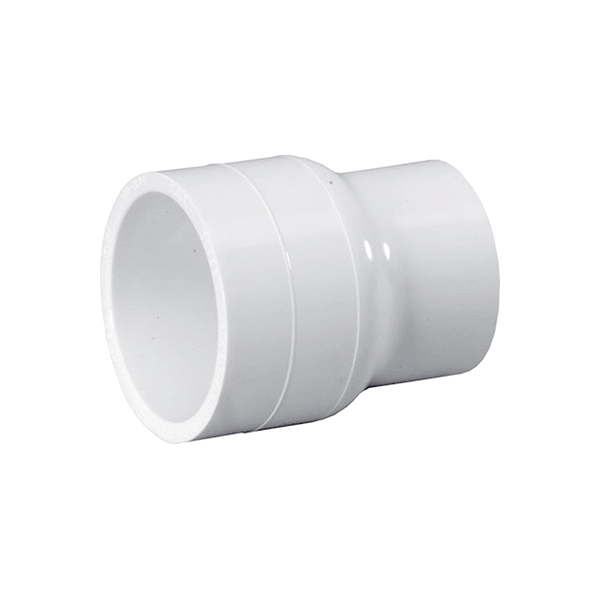 LASCO CARICAP 429-585 Coupling Reducing 8X6 Slip PVC Sch40 Red