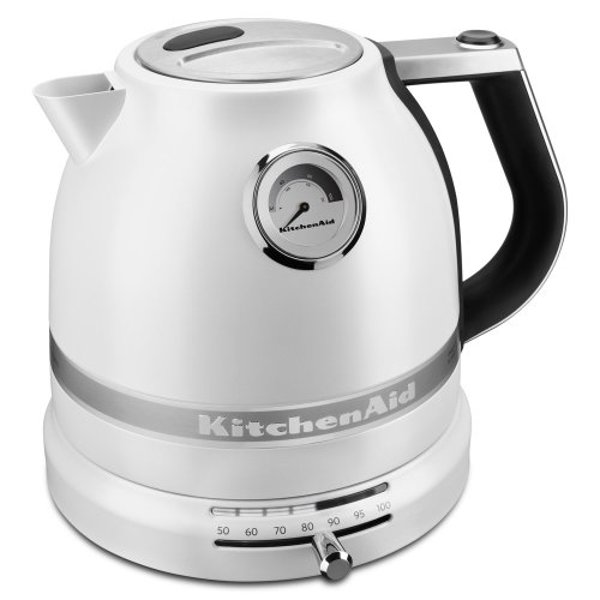 KitchenAid KEK1522FP Electric Kettle 1.25 L Capacity Frosted Pearl White