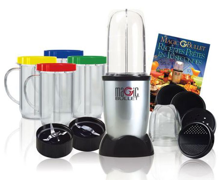 Nutribullet MBR1701 Magic Bullet Hi Speed Blender 17 Piece Set Compact Design Versatile Kitchen Appliance