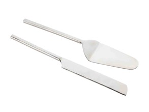12297 Cake Serving Set Stainless Steel