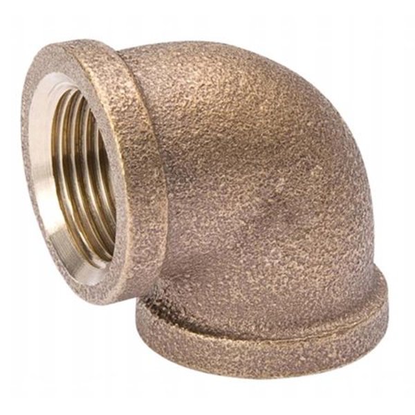 B&K Industries 450-004NL 90 Degree Pipe Elbow 3/4 In Red Brass