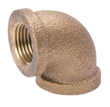 450008NL 90 Red Brass Elbow
