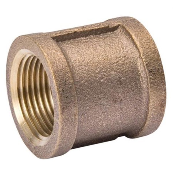 B&K Industries 454-003NL Coupling 1/2 In Red Brass