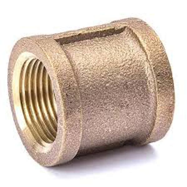 B&K Industries 454-004NL Brass Coupling 3/4 In