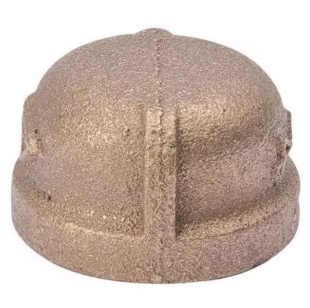 B&K Industries 457003NL Pipe Cap 1/2 Inch Red Brass