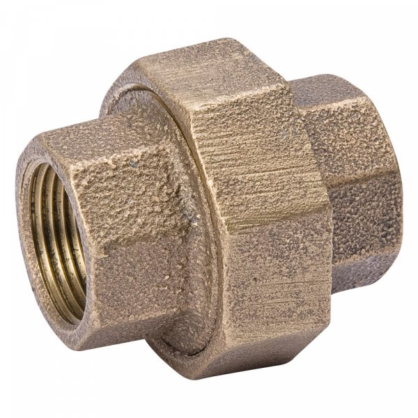 B&K Industries 459-003NL Lead Free Pipe Union 1/2 In Red Brass