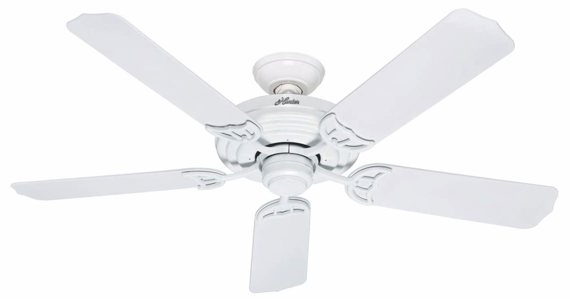 Hunter Fan Company 53054 Ceiling Fan 52 In White 5-Blade 5498 CFM