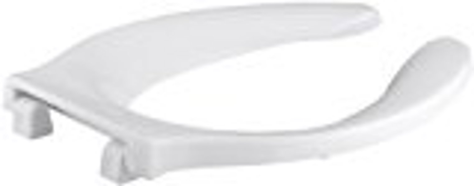 Kohler 4731-C-0 Elongated Open-Front Toilet Seat Plastic White