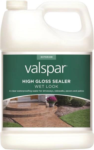 Valspar 82390 Wet Look Sealer 1 Gal Clear High Gloss