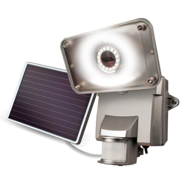 MAXSA INNOVATIONS HF201415 Solar Motion Light 878 Lumens Silver