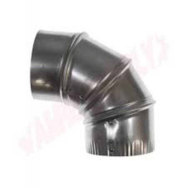 Dundas Jafine Inc E4E24ZW Aluminum Elbow 4 Connection