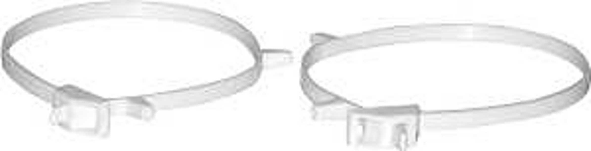 Dundas Jafine Inc 2C234ZW Adjustable Clamp 3-4 In Plastic
