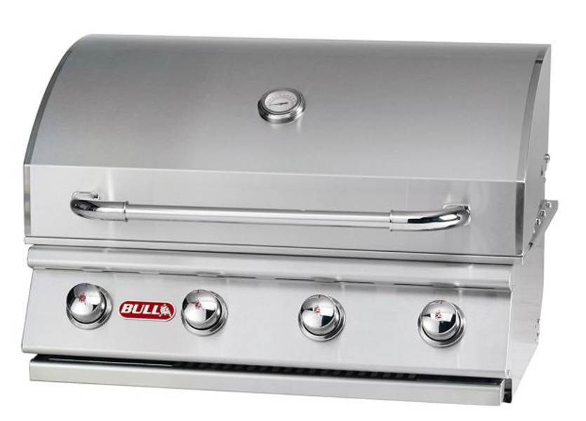 Bull Outdoor 26038 Outlaw Drop In Grill Head 30 In Liquid Propane Cast Iron Porcelain Coated Burners