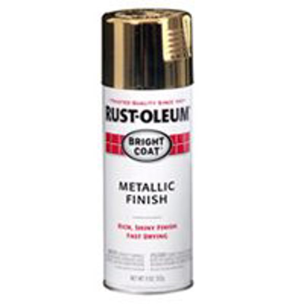 Rust-Oleum 7710830 Gold Metallic Spray Paint 11 Oz Rust Preventative