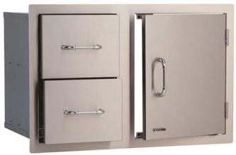 25876 Double Lined Door/Drawer Combo Grill Cabinetry