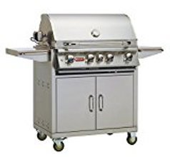 44000 75000 BTU Gas Grill with Cart