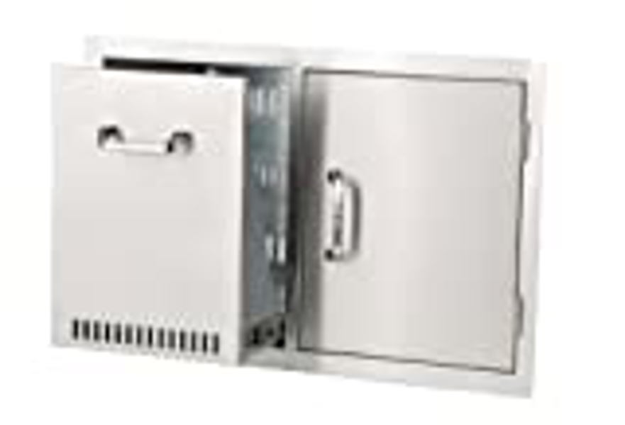 Bull Outdoor 65784 Door/Propane Drawer Combo Stainless Steel