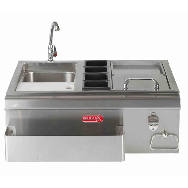 Bull Outdoor 97623 Bar Center with Sink 30 In Stainless Steel