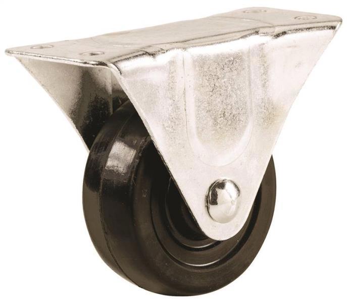 Shepherd Hardware 9789 5 In Rigid Caster 260 Lb General Duty Soft Rubber