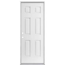 2/8 6-Panel Fiberglass Left Hand Door