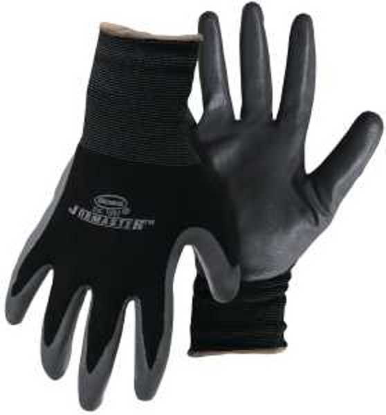 BOSS MFG CO B31191-M Grip Gloves Medium Nitrile Coating Black Knit Wrist Cuff