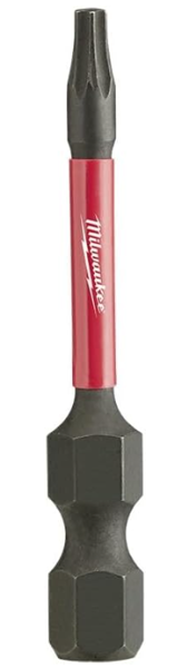 Milwaukee 48-32-4482 T10 Torx Power Bit 1/4 In Shank 2 In Length Hexagon