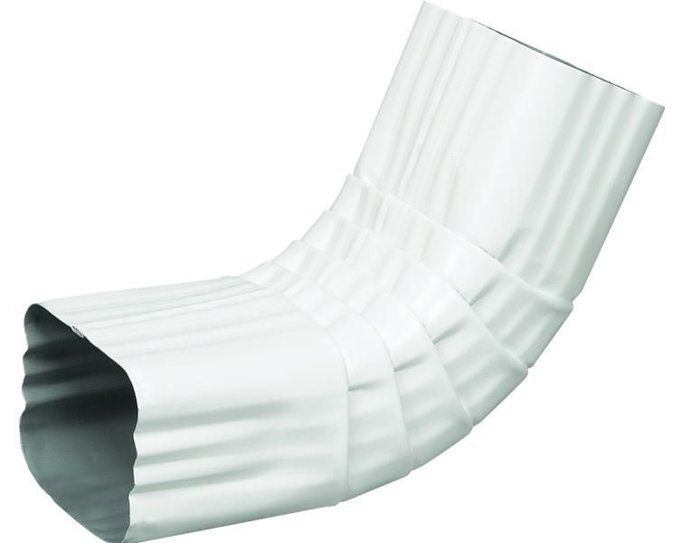 Amerimax Home Products 27064HP Front Gutter Elbow White Aluminum