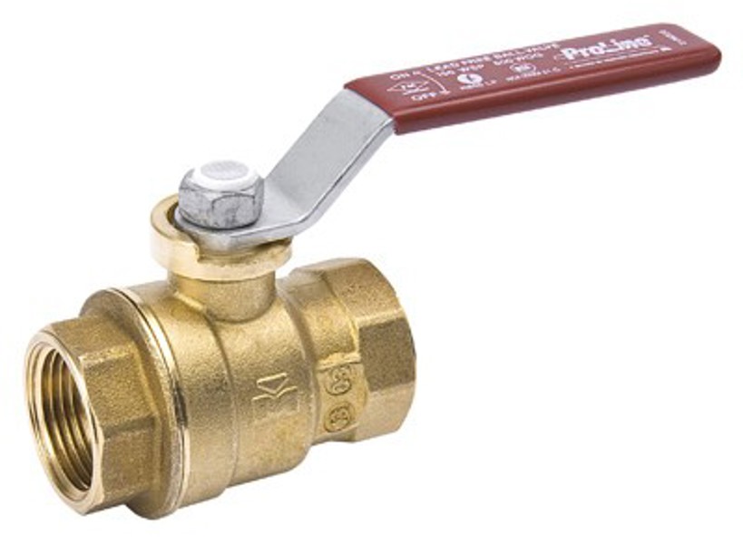 B&K Industries 107-407NL Ball Valve 1-1/2 In Brass