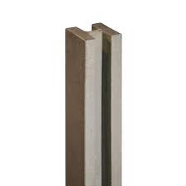 Simtek LP102B Line Post 102 Long 5 In Diameter Beige Includes 2 Bracket and 2 1.5 In Screws