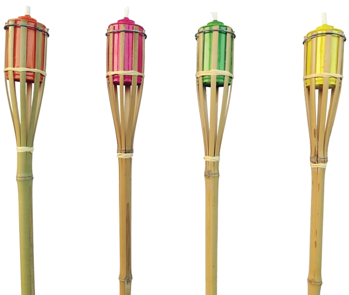 Seasonal Trends Y2566 Bamboo Torch 4 Ft Assorted Colors