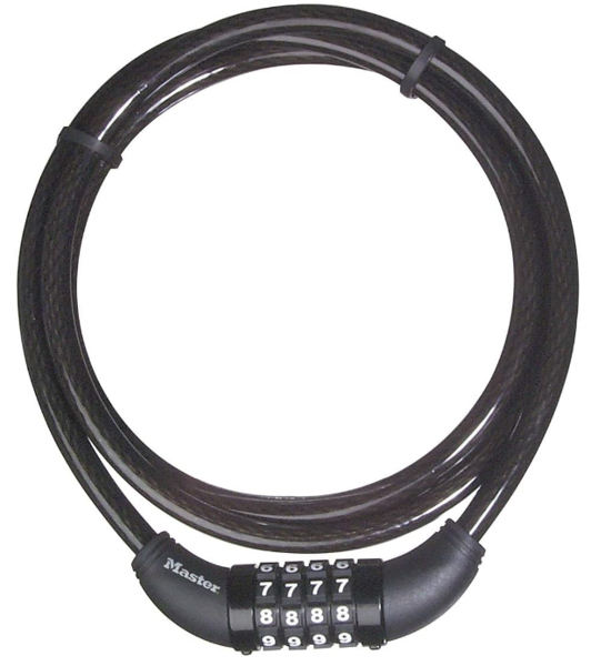 Master Lock 8119DPF Resettable Cable Lock 3/8 In X 5 Ft