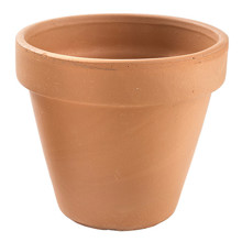 01027 10 In Italian Clay Planter Pot