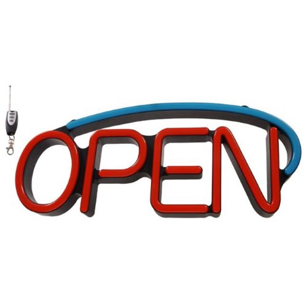 Hillman Group 848889 LED Open Sign With Remote