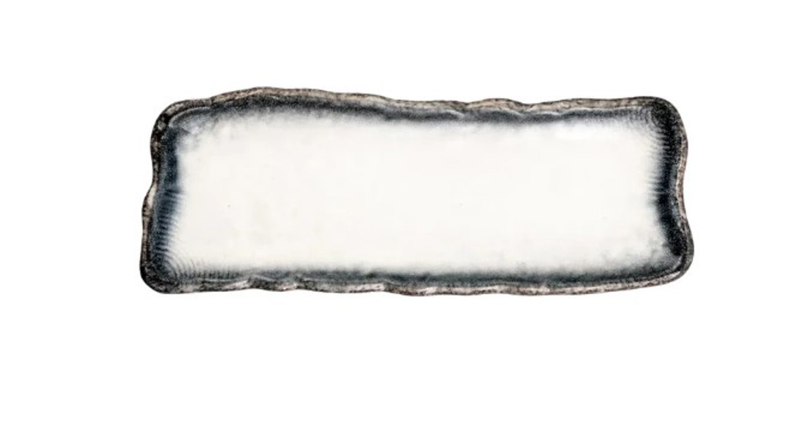 Palate and Plate BK-3048 Rectangular Plate 12x4.5 Seacrust Collection